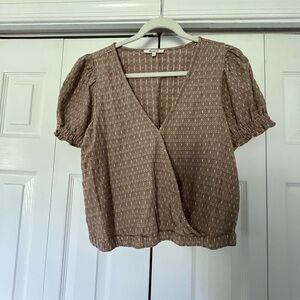 Madewell Brown Blouse